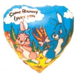 Folienballon some bunny loves you