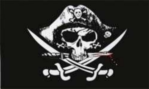 Flag Pirate bloody saber