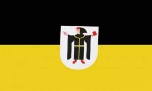 Fahne Mnchen mit Wappen Stadt