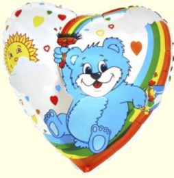 Foil balloon Heart Teddy
