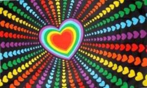 Flag Rainbow heart