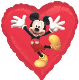 Folienballon Herz Mickey