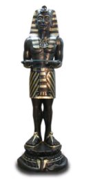 Pharao mit Tablett schwarz 105 cm