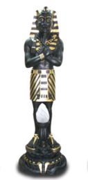 Pharao mit Lampe schwarz 106 cm