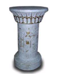 Column egyptian blue grey 58 cm