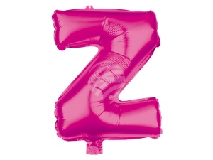 Folienballon Helium Ballon pink Buchstabe Z