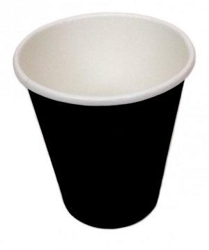 Kaffeebecher To Go schwarz 0,2l 1000 Stck
