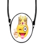 Runde Motiv-Handtasche Emoji-Con Knig