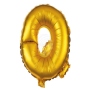 Folienballon Helium Ballon gold Buchstabe Q