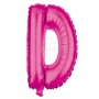 Folienballon Helium Ballon pink Buchstabe D