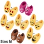 Set mit 12 Stck Emoticon Plsch Pantoffeln Teenager
